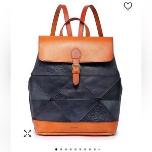 Real Leather OLD TREND Prism Backpack